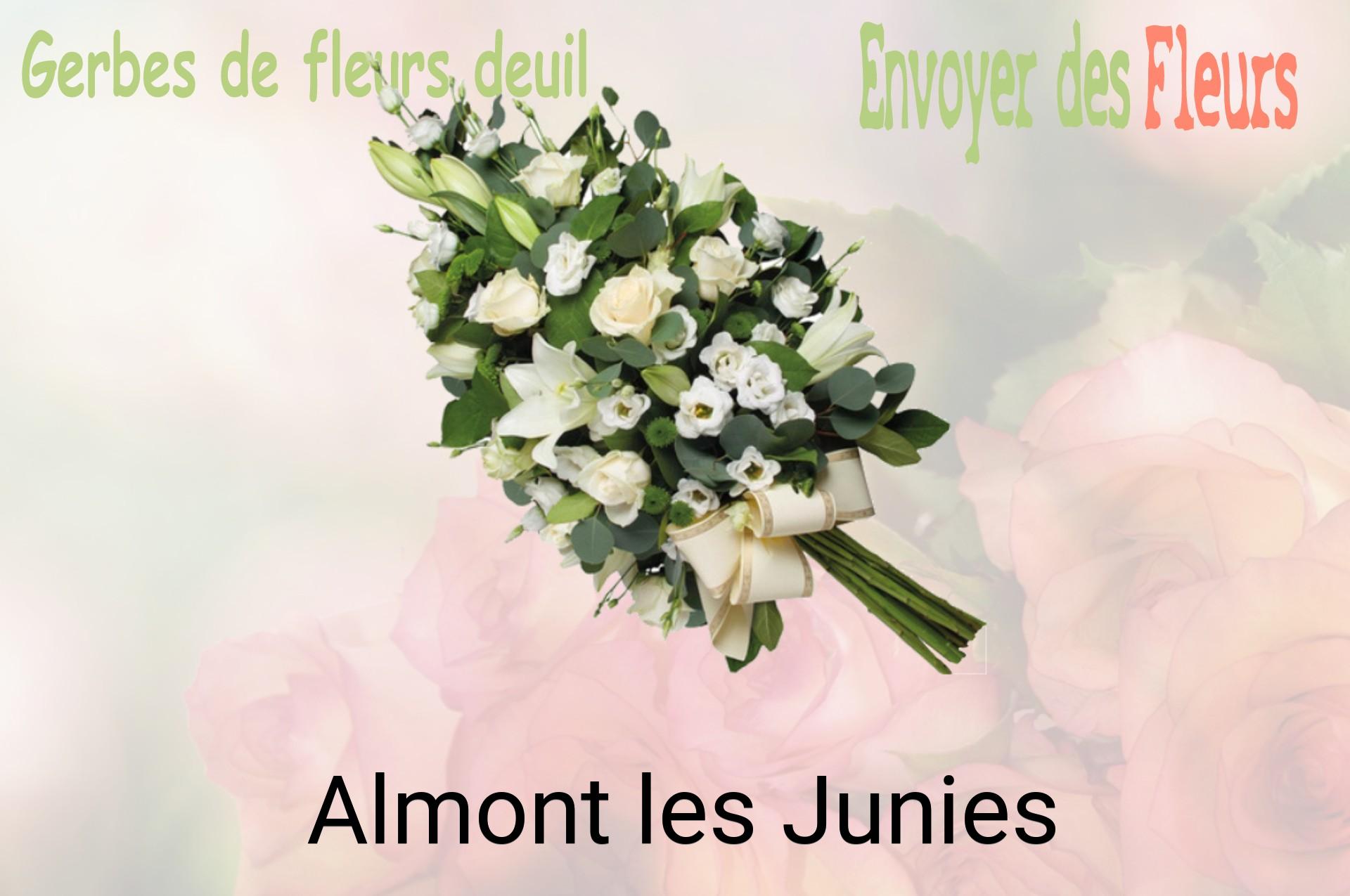 Gerbe de fleurs de deuil livrée à Almont-les-Junies